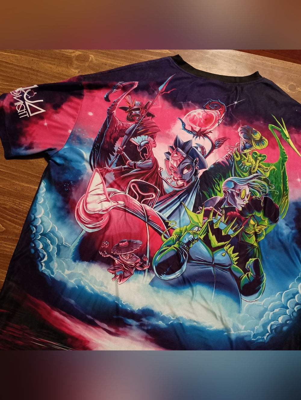 GANJA WHITE NIGHT JERSEY T-SHIRT - XXXL // Rave EDM Wobble Coliseum Tee Shirt